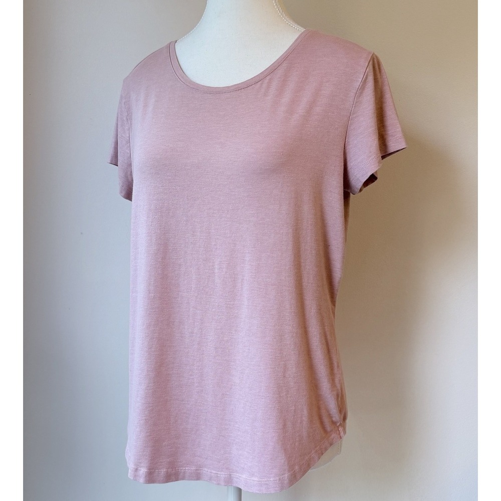 Free Fly Women's Short Sleeve Tee Medium Pink Bamboo Casual Outdoors Breathable